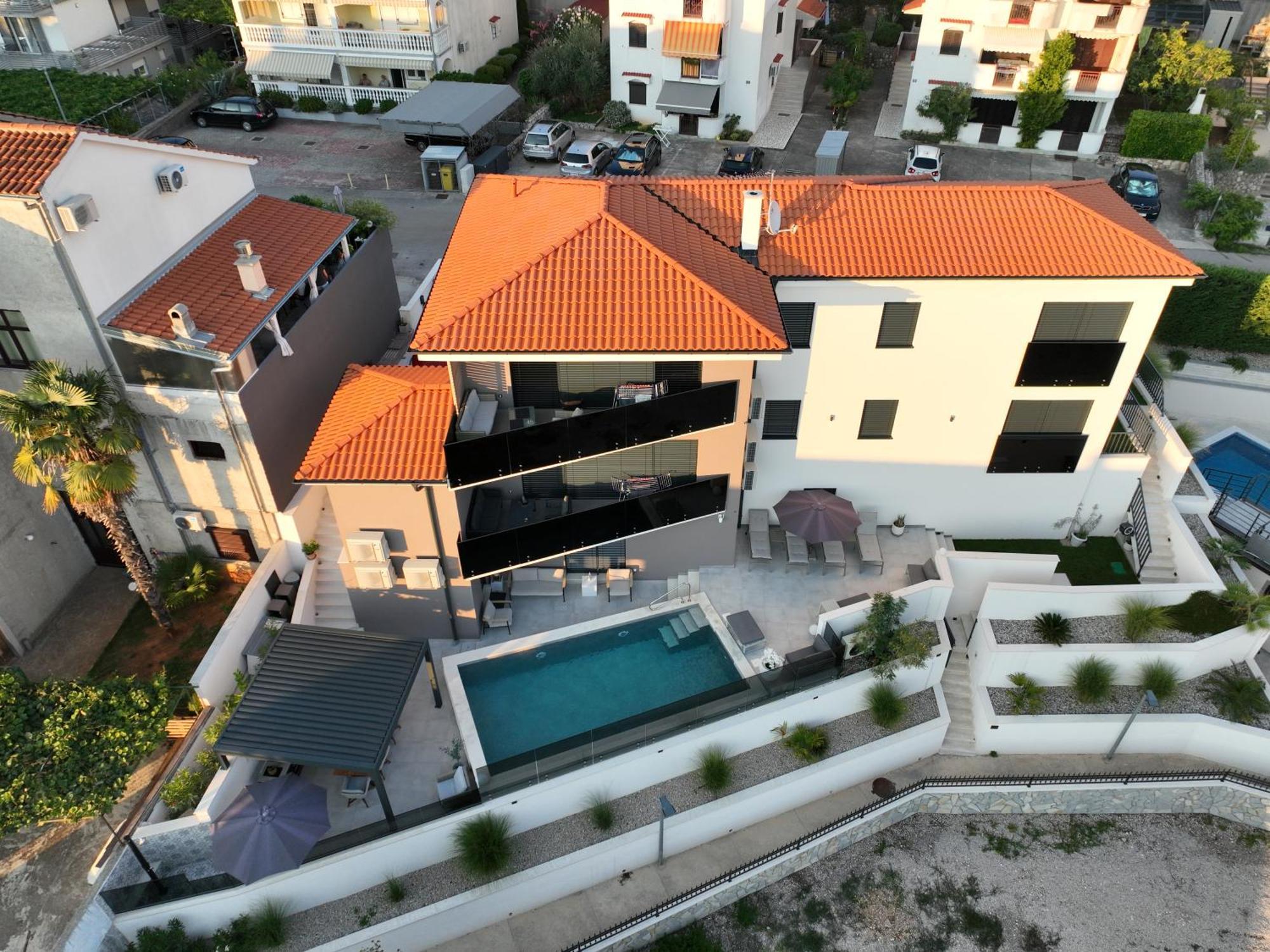 Villa Aurea Apartments Malinska De Luxe Екстер'єр фото
